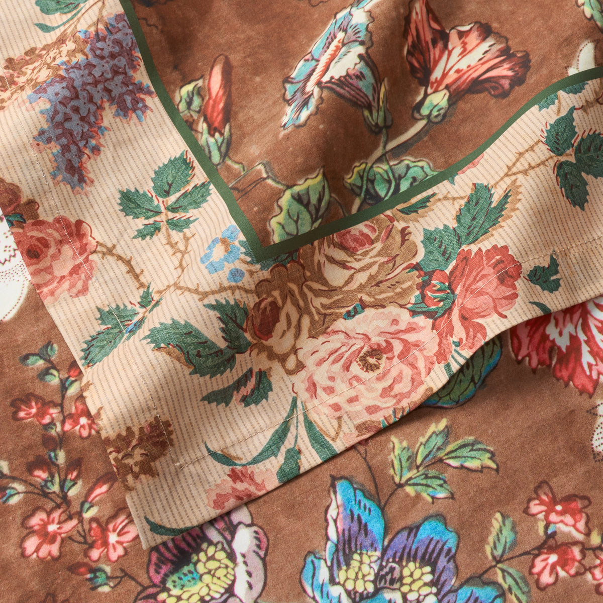 Tapis Noir 140x140cm - Dug Gladys Tablecloth Brun