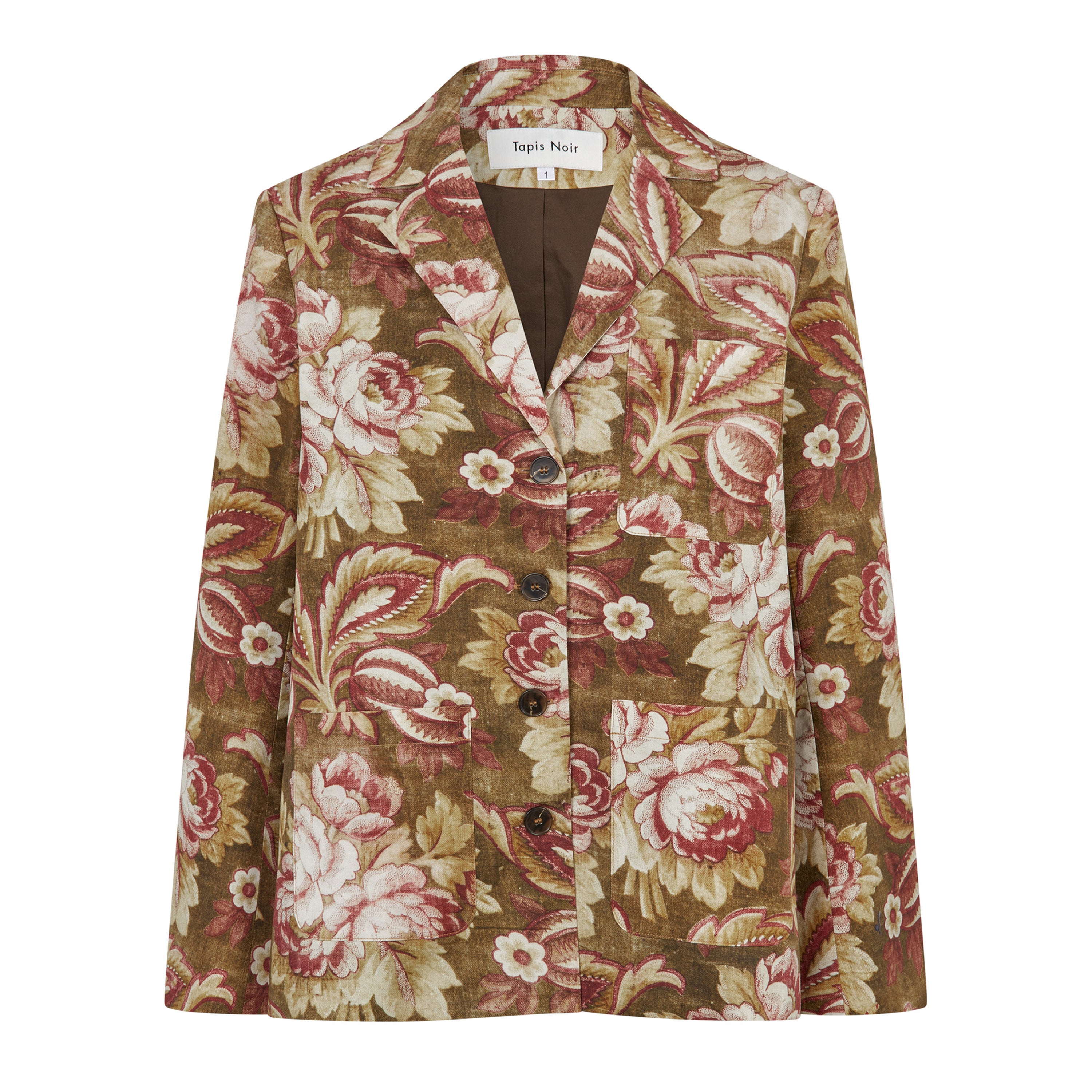 Tapis Noir Becca Blazer Jacket Beige