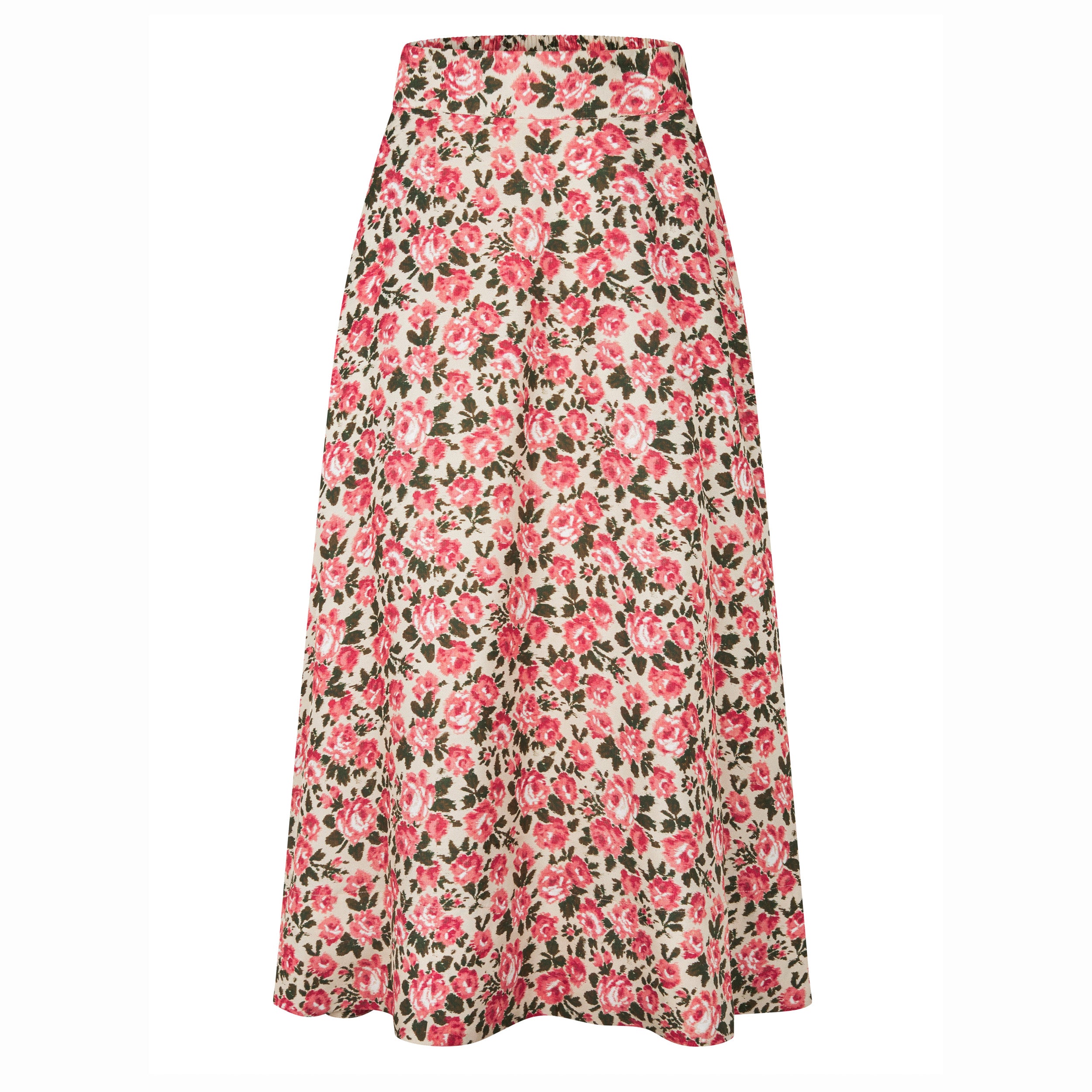 Tapis Noir Caroline Silk Skirt - Rose Skirt Lyserød
