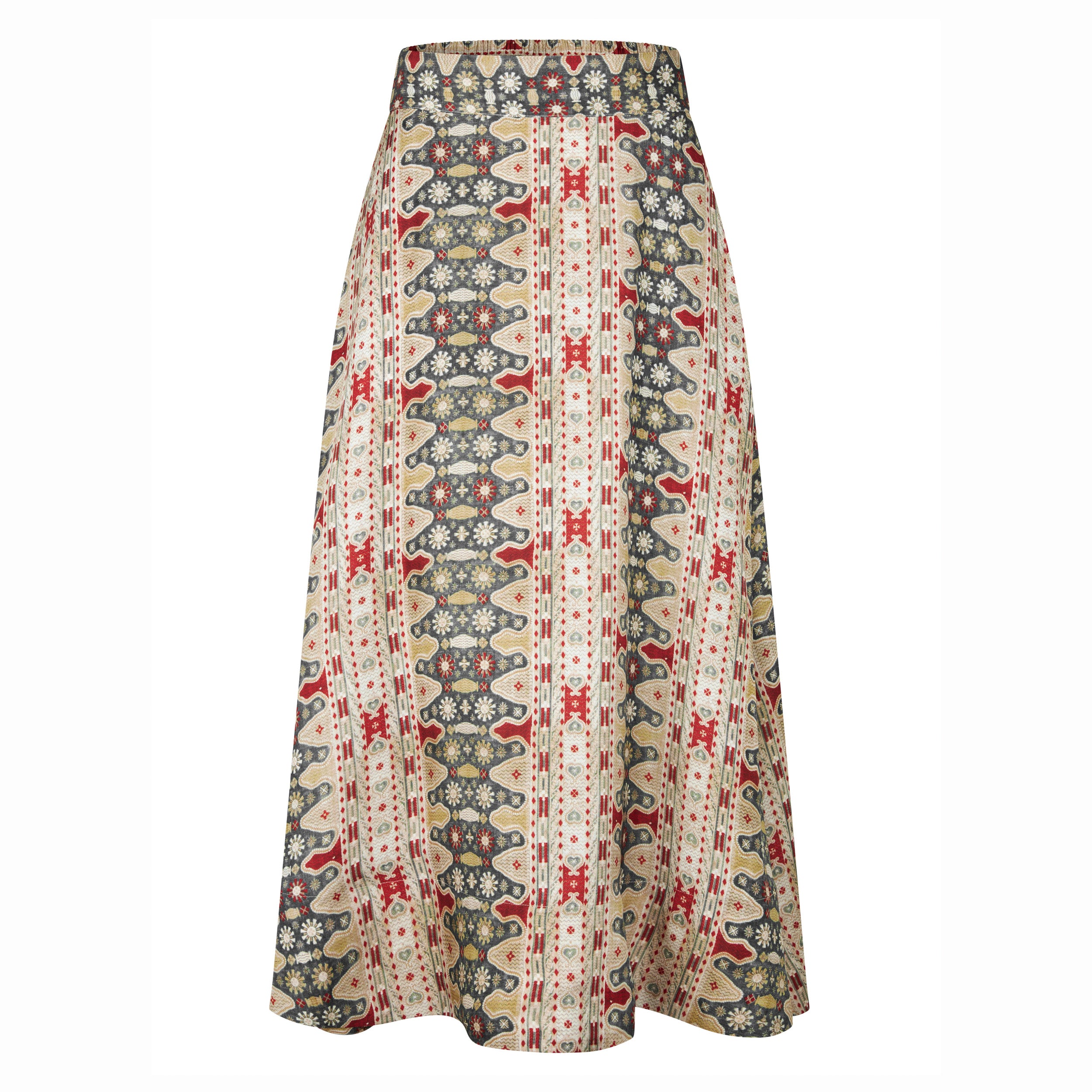 Tapis Noir Caroline Silkenederdel - Tyrkis Skirt Grøn