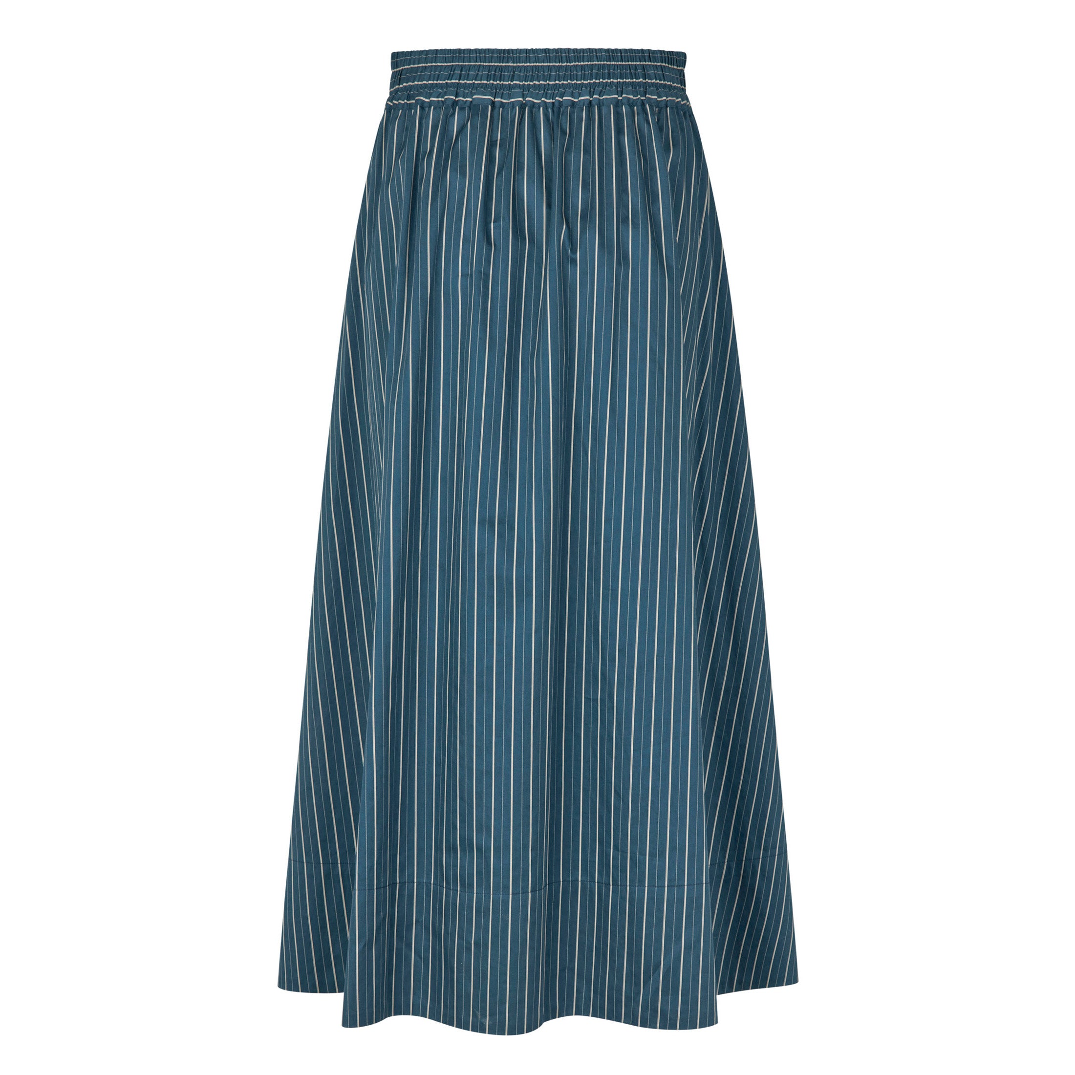 Tapis Noir Cate Bomuld Nederdel - Blå stribe Skirt Rød