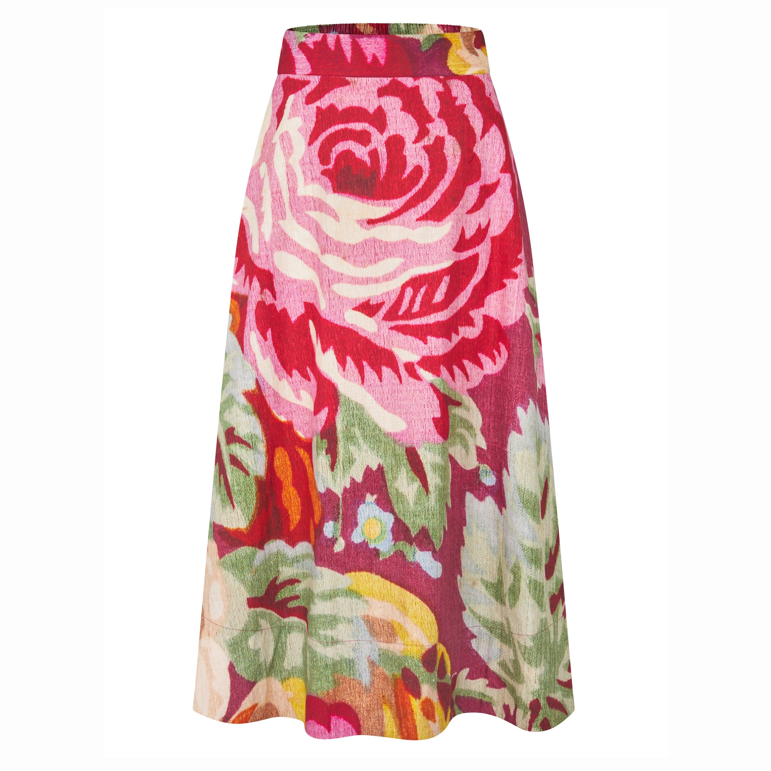 Tapis Noir Cate Cotton Skirt - Purple Skirt Purple