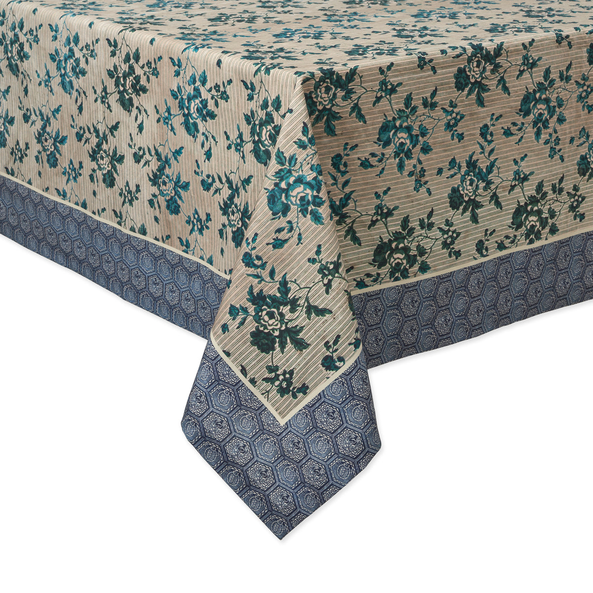 Tapis Noir Dug Greta - 140x295cm Tablecloth Mørkeblå