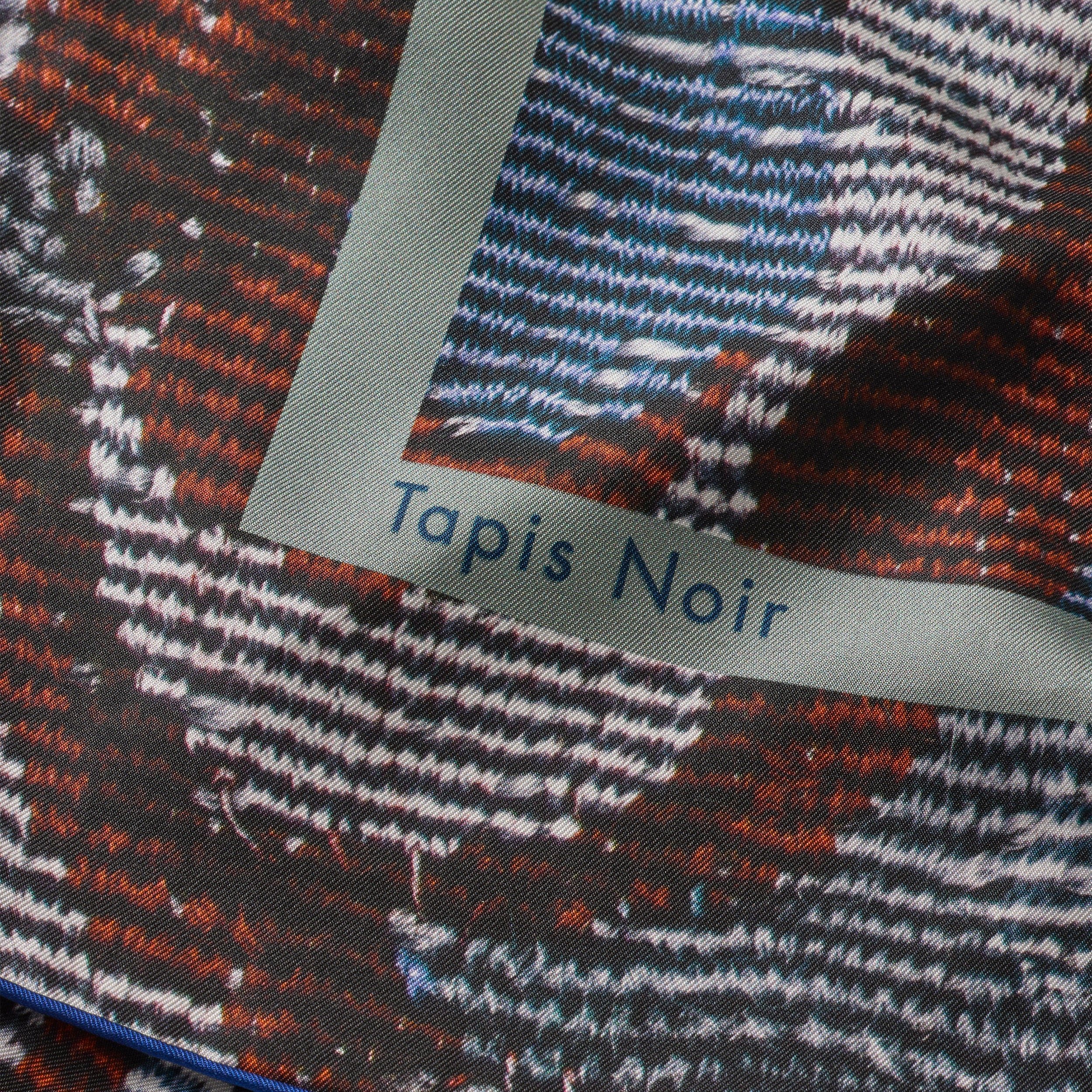 Tapis Noir Klassisk Blåt Gobelin Tørklæde Classical Mørkeblå