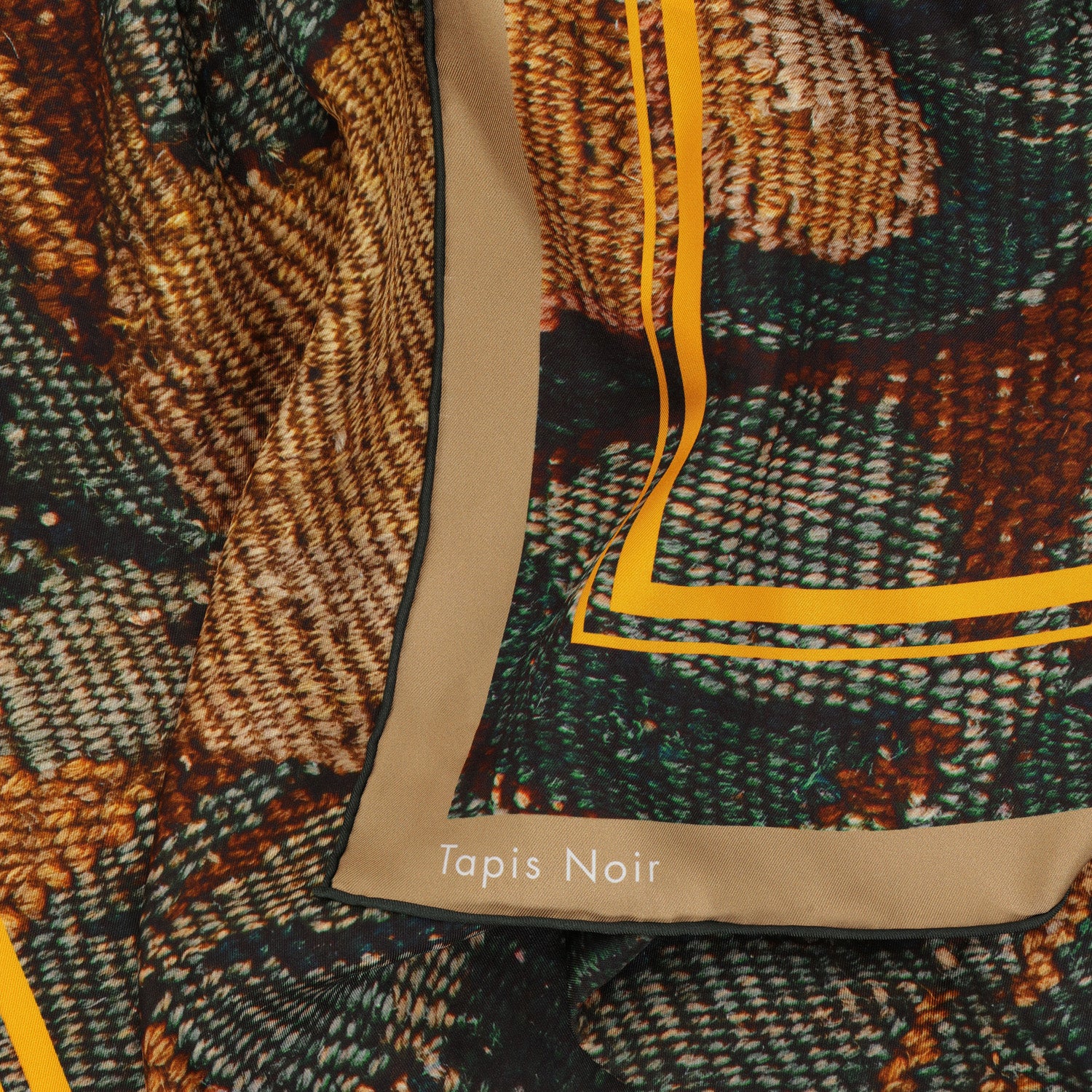 Tapis Noir Klassisk Citron Gobelin Tørklæde Classical Blomsterprint