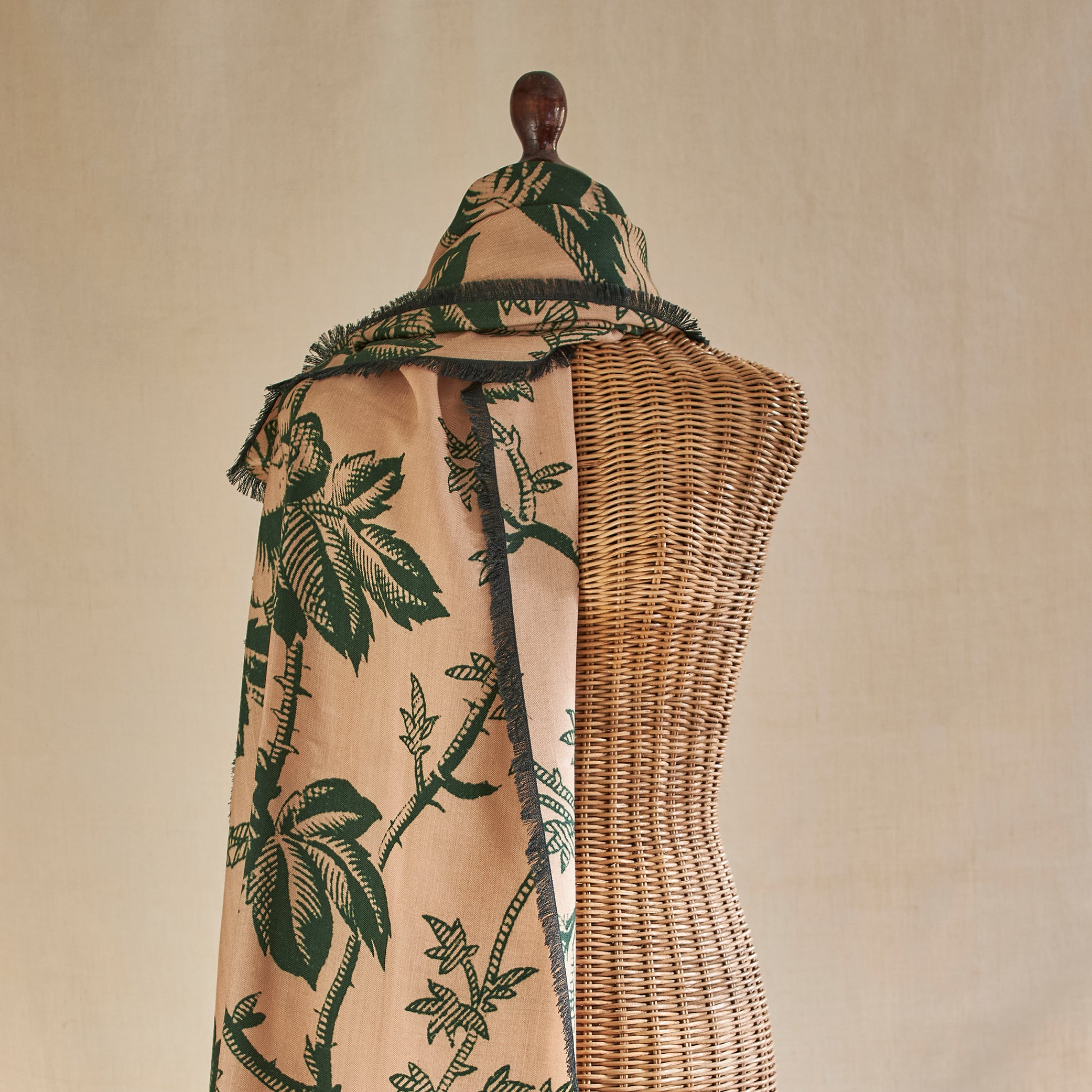 Tapis Noir Langt Darlene Tørklæde Long Grøn