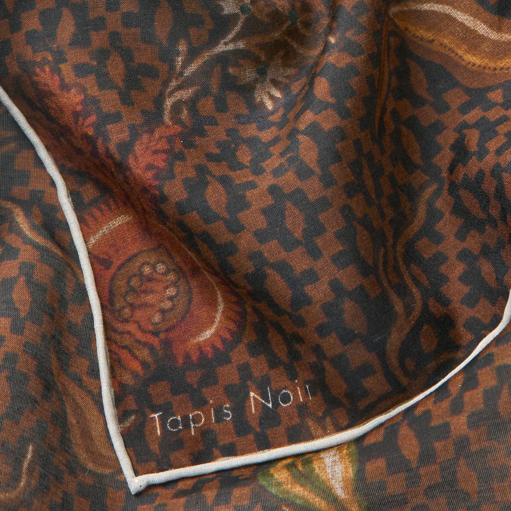 Tapis Noir Let Demi Tørklæde Light Brun