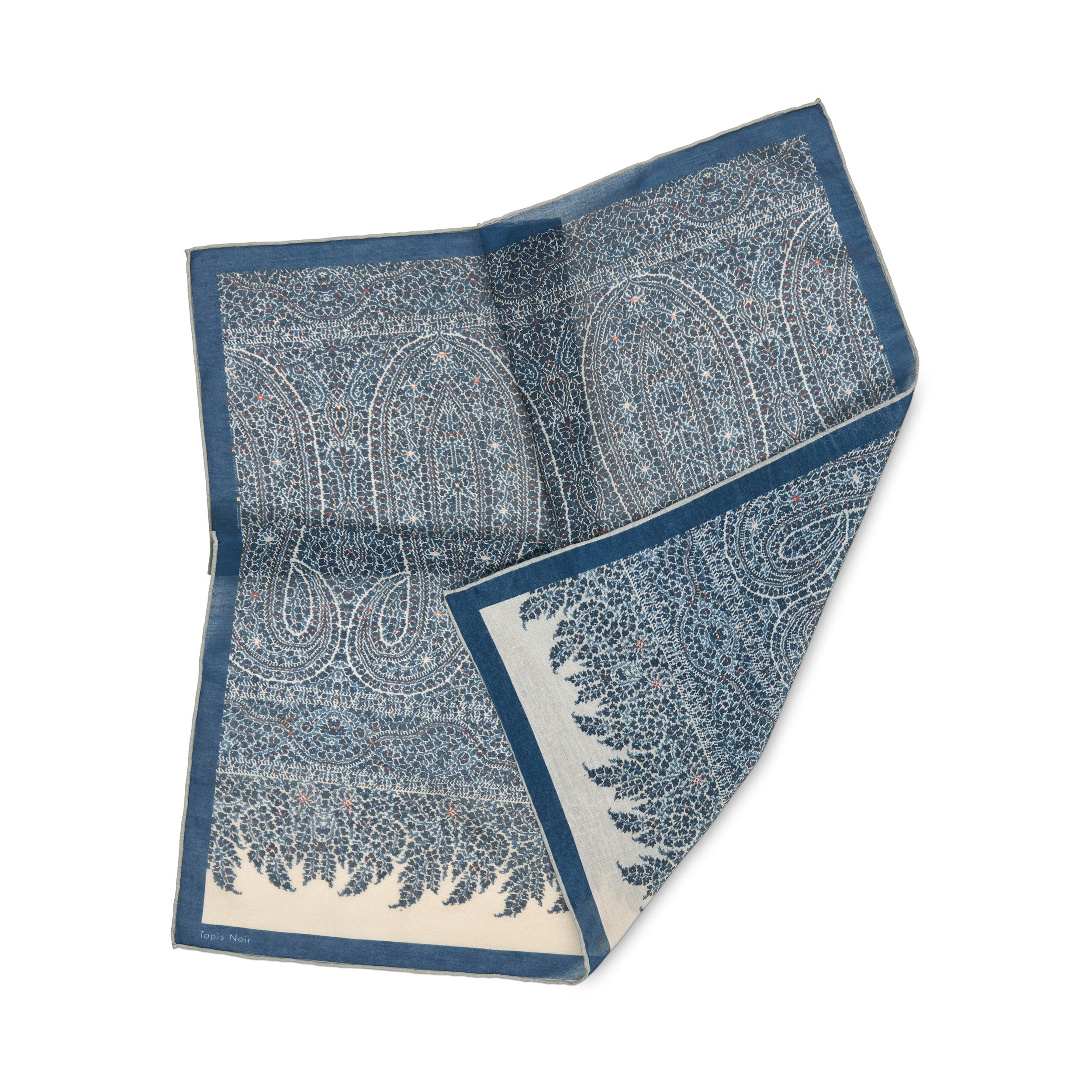 Tapis Noir Lommetørklæde Dina Handkerchief Mørkeblå