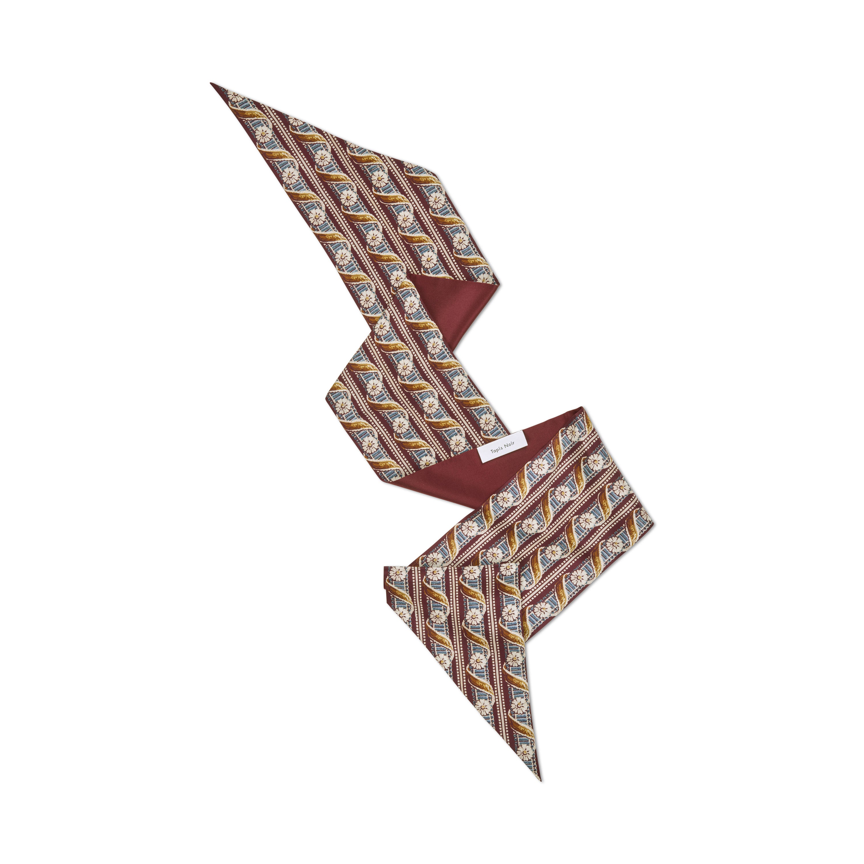Tapis Noir Smalt Gabby Tørklæde Slim Bordeaux
