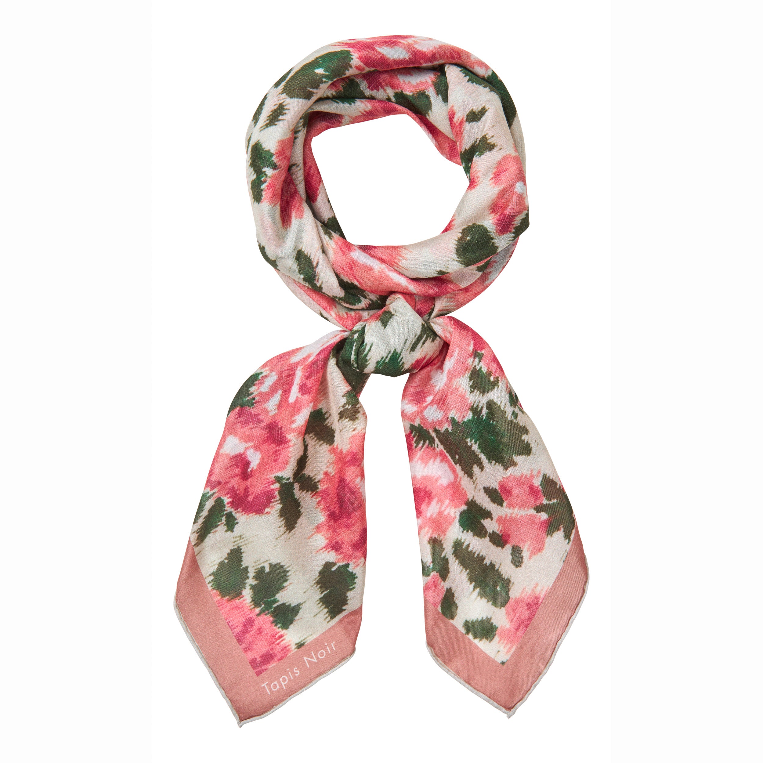 Tapis Noir Stort Let Gult Tørklæde Light (85x85cm) Lyserød