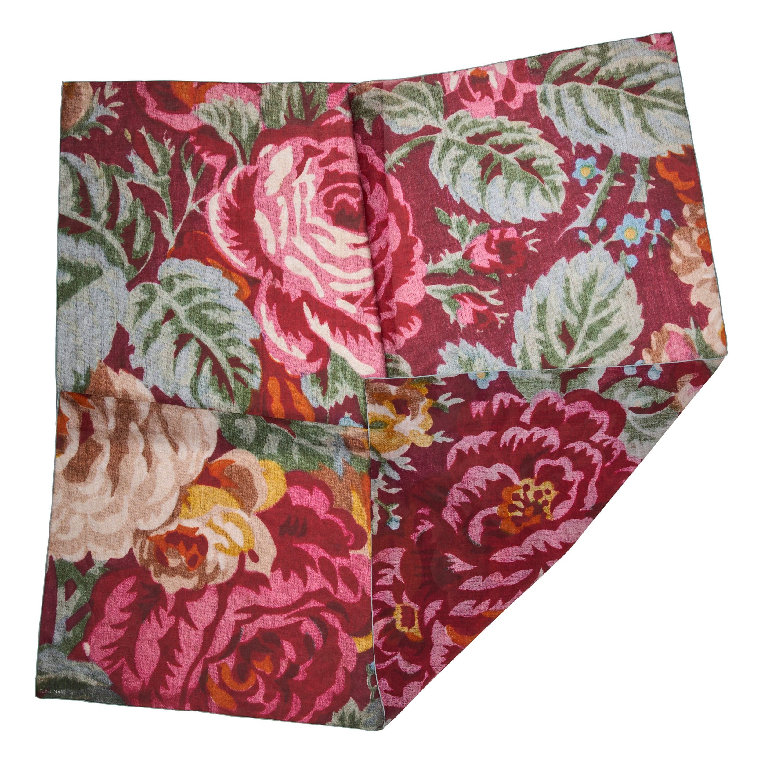 Tapis Noir Stort Let Gult Tørklæde Light Large (120x120cm) Purple