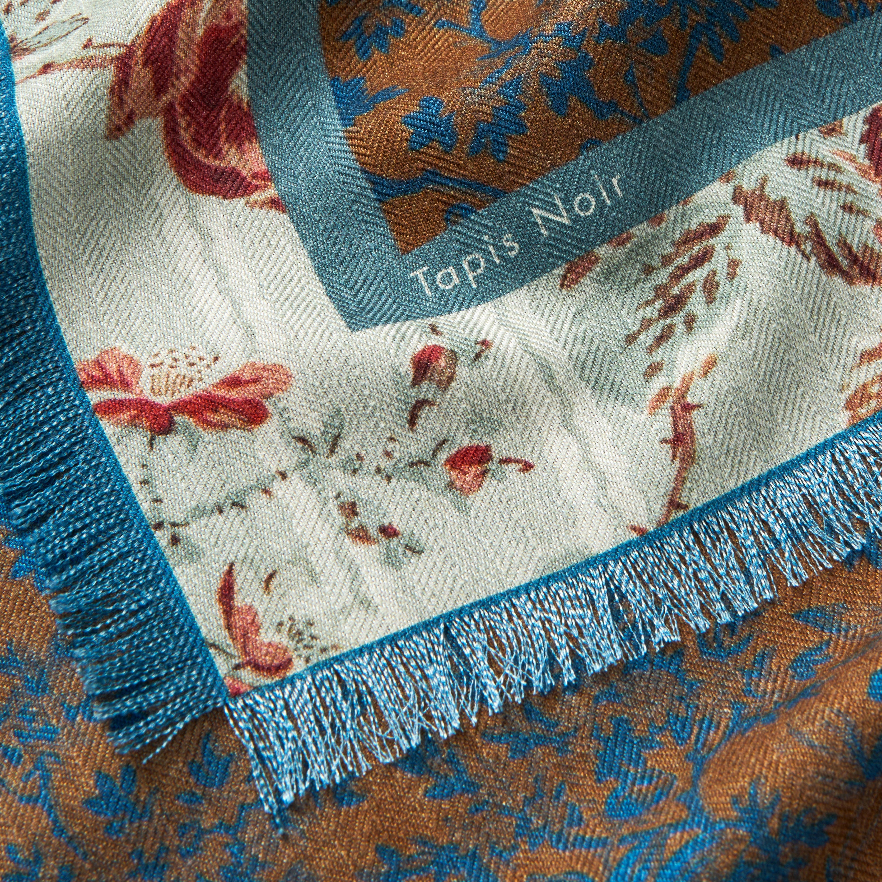Tapis Noir Uld Lille Gigi Tørklæde Wool Small Brun