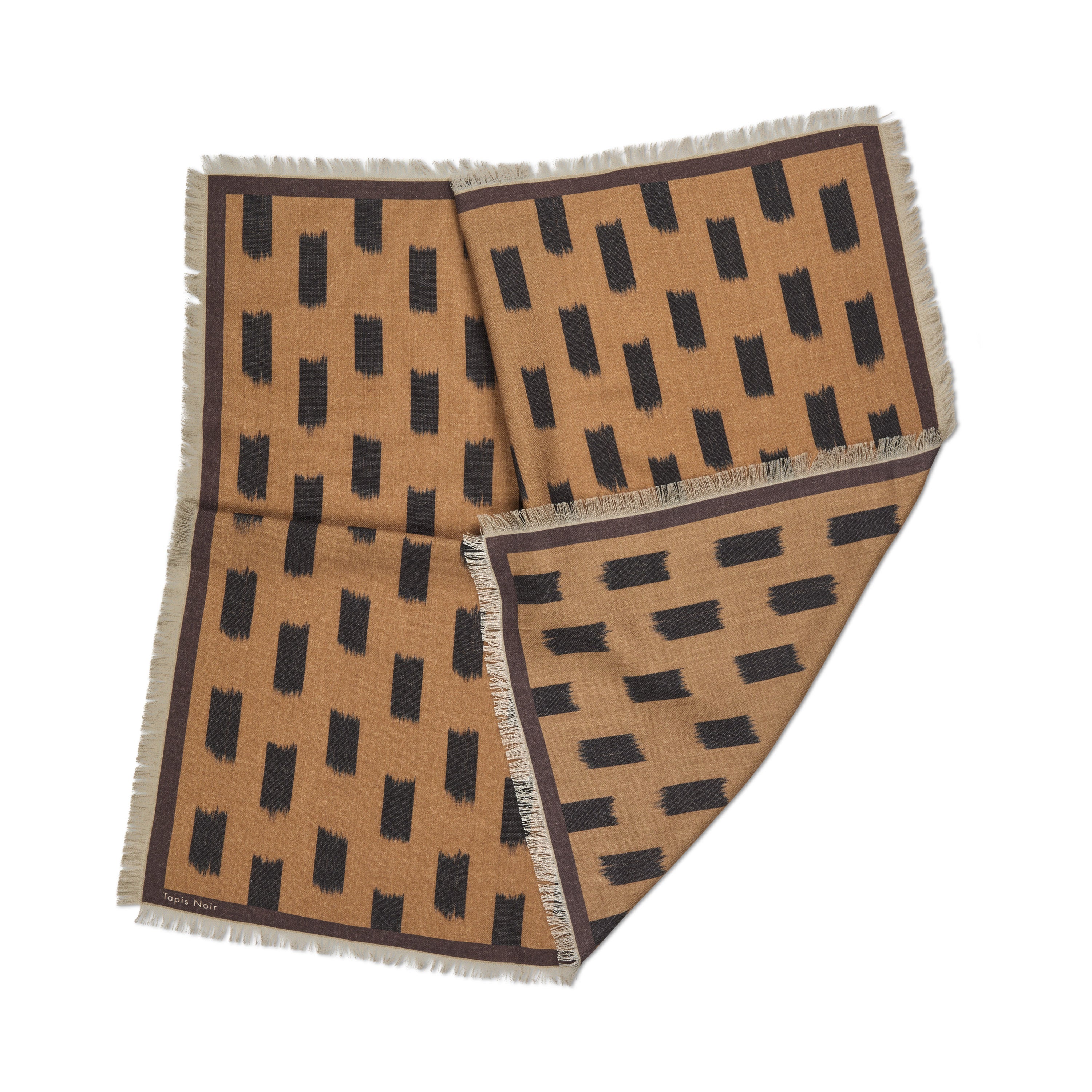 Tapis Noir Uld Lille Gwen Tørklæde Wool Small Beige