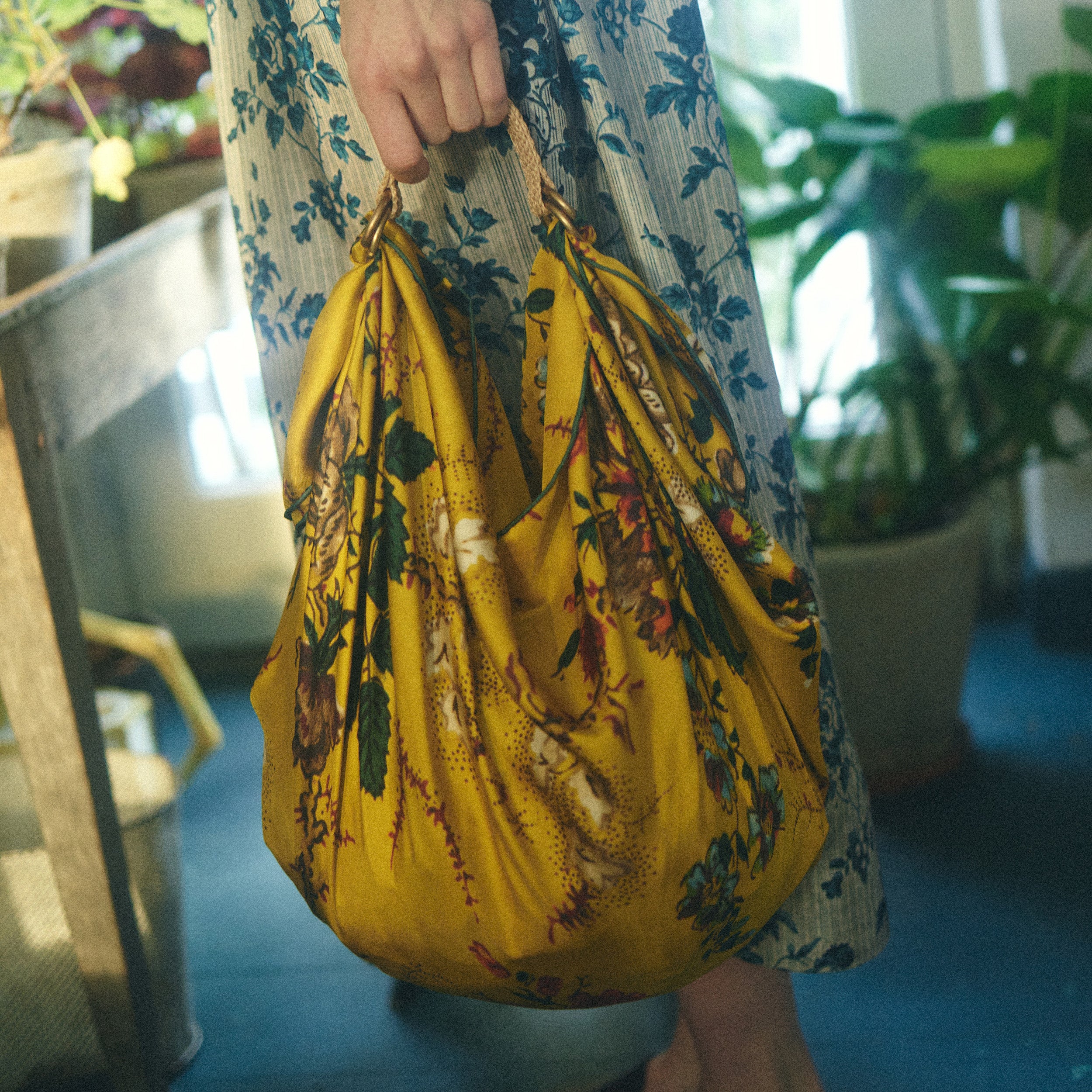 Tapis Noir Adele Short Wicker Handle Other Beige