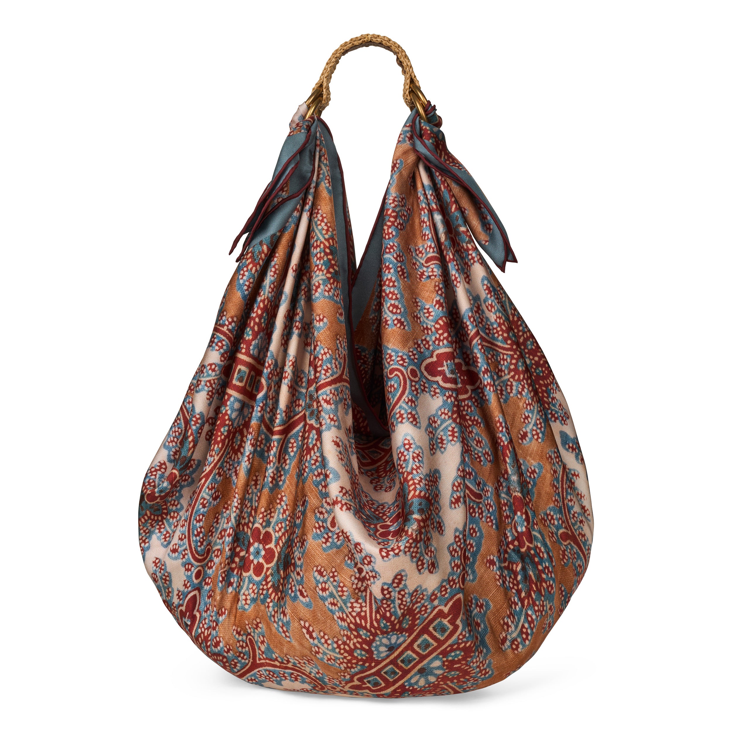 Tapis Noir Adele Short Wicker Handle Other Beige