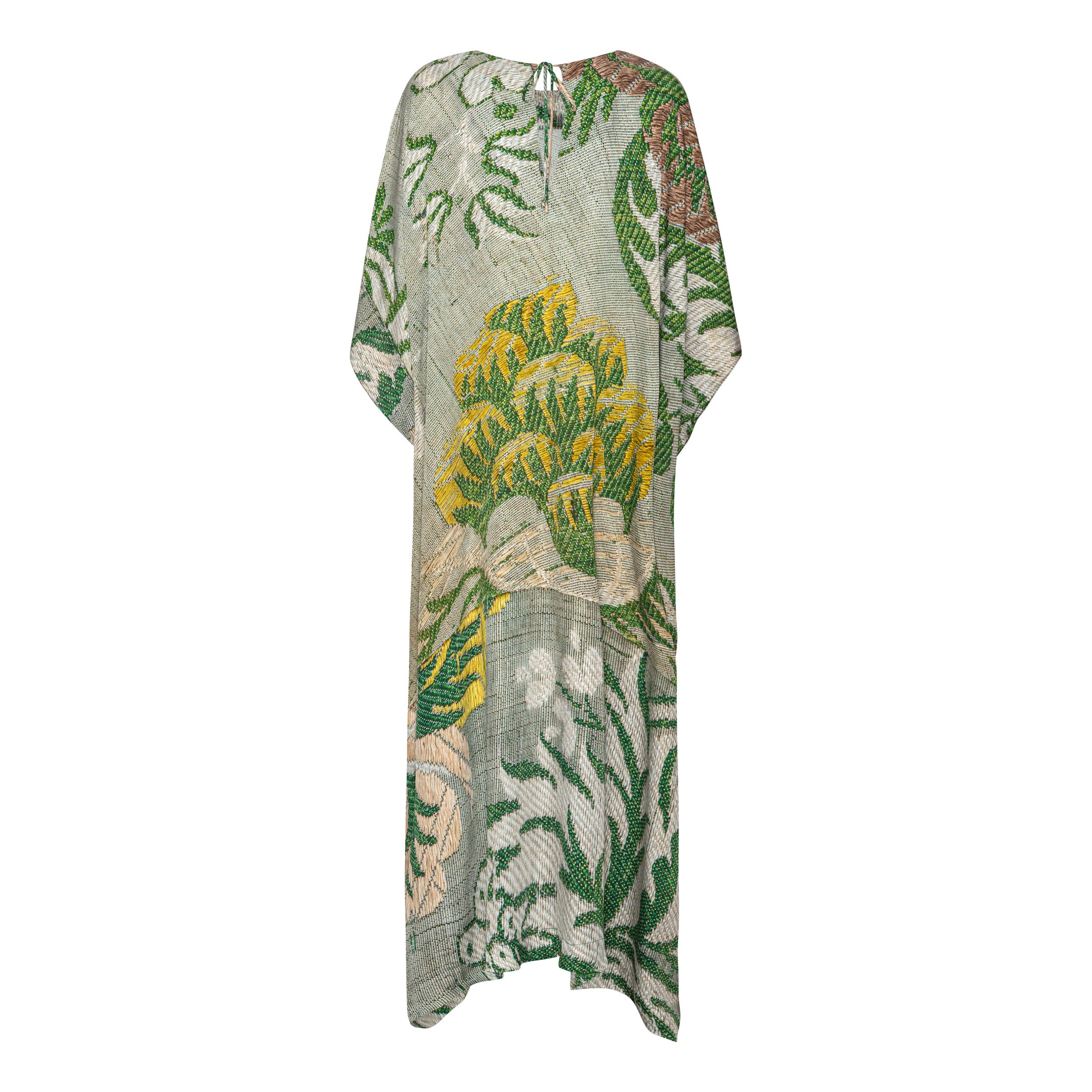 Tapis Noir Alexandra Kaftan Dress Grå