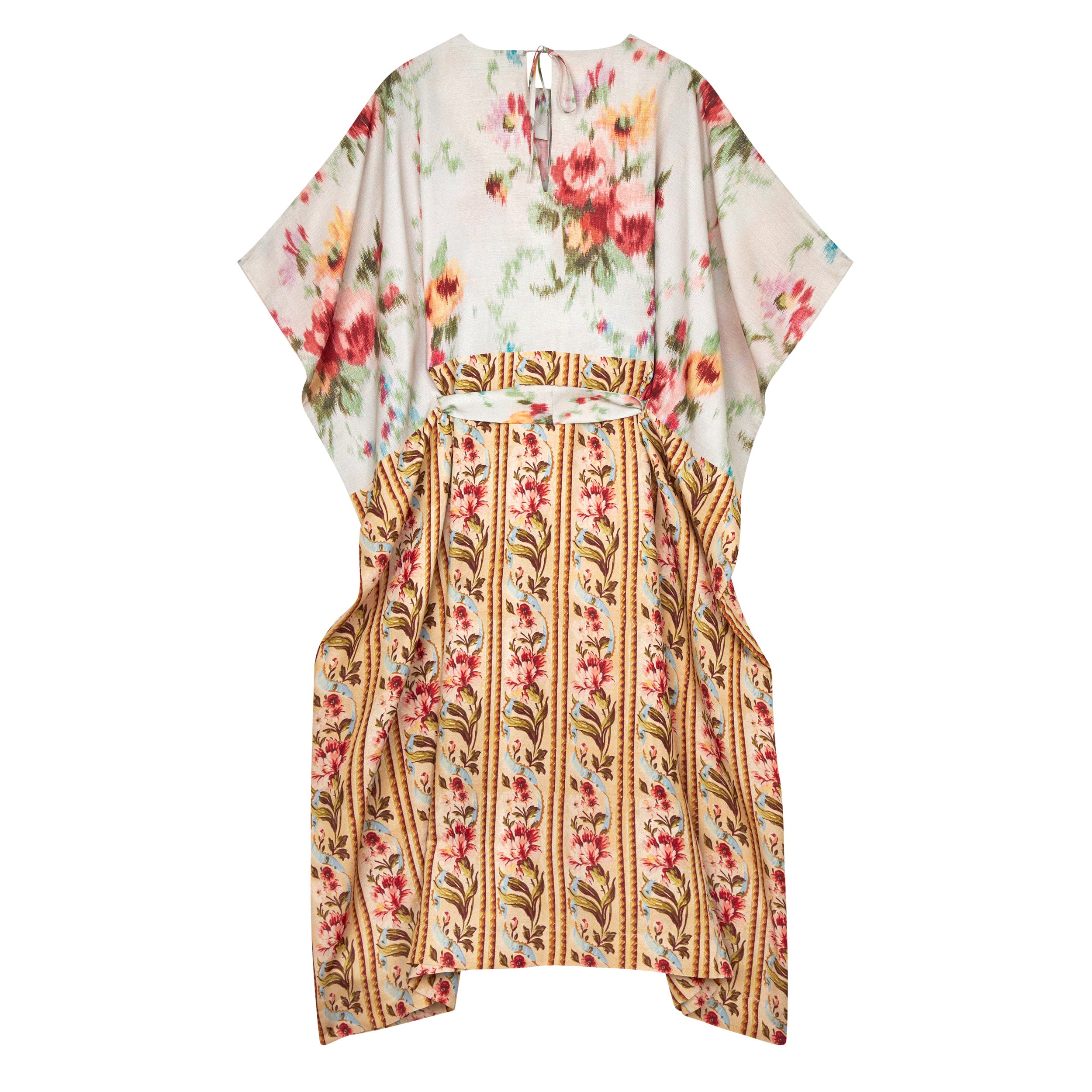 Tapis Noir Alexandra Silkekjole - Multifarvet Dress Hvid