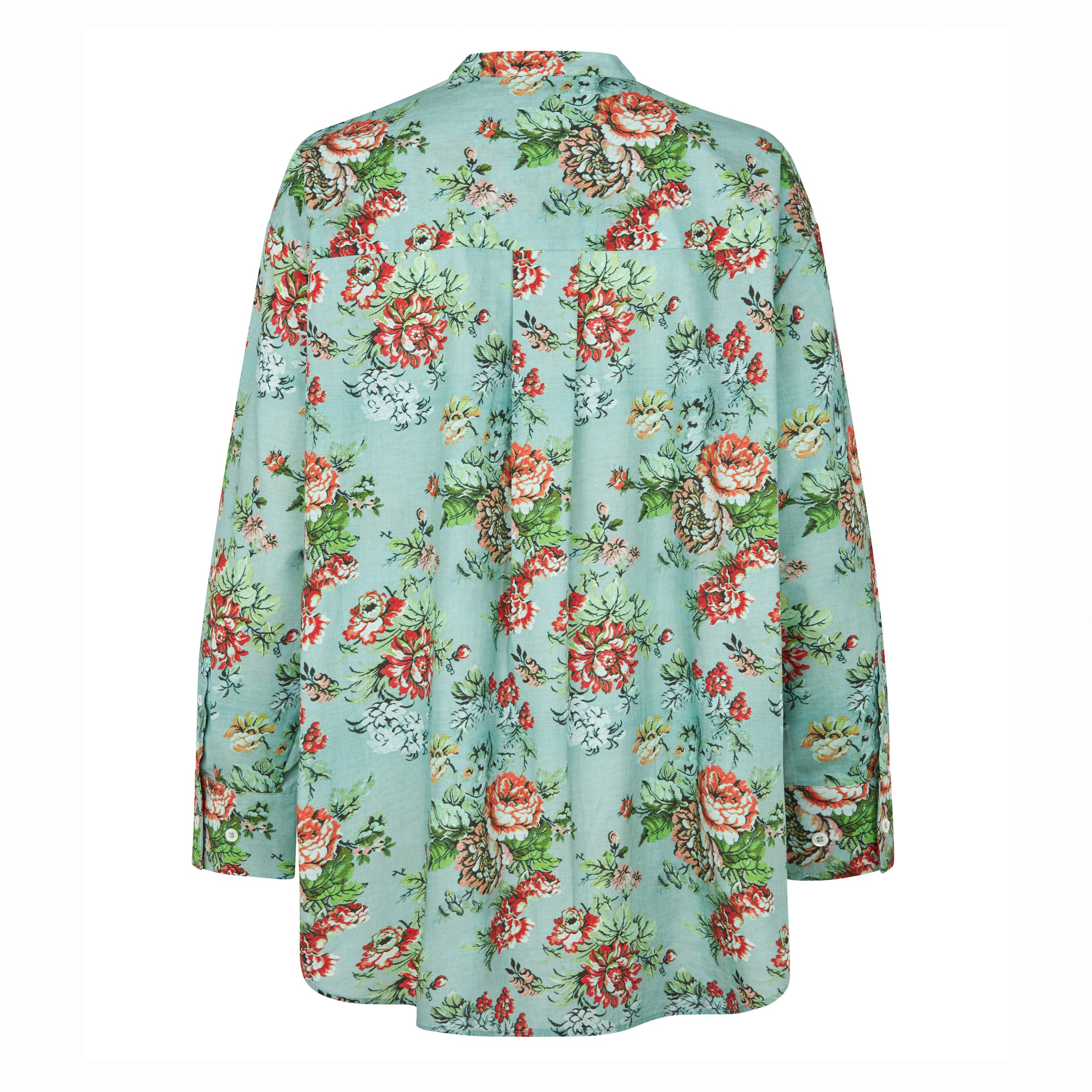 Tapis Noir Celina Cotton Shirt - Green Shirt Grøn