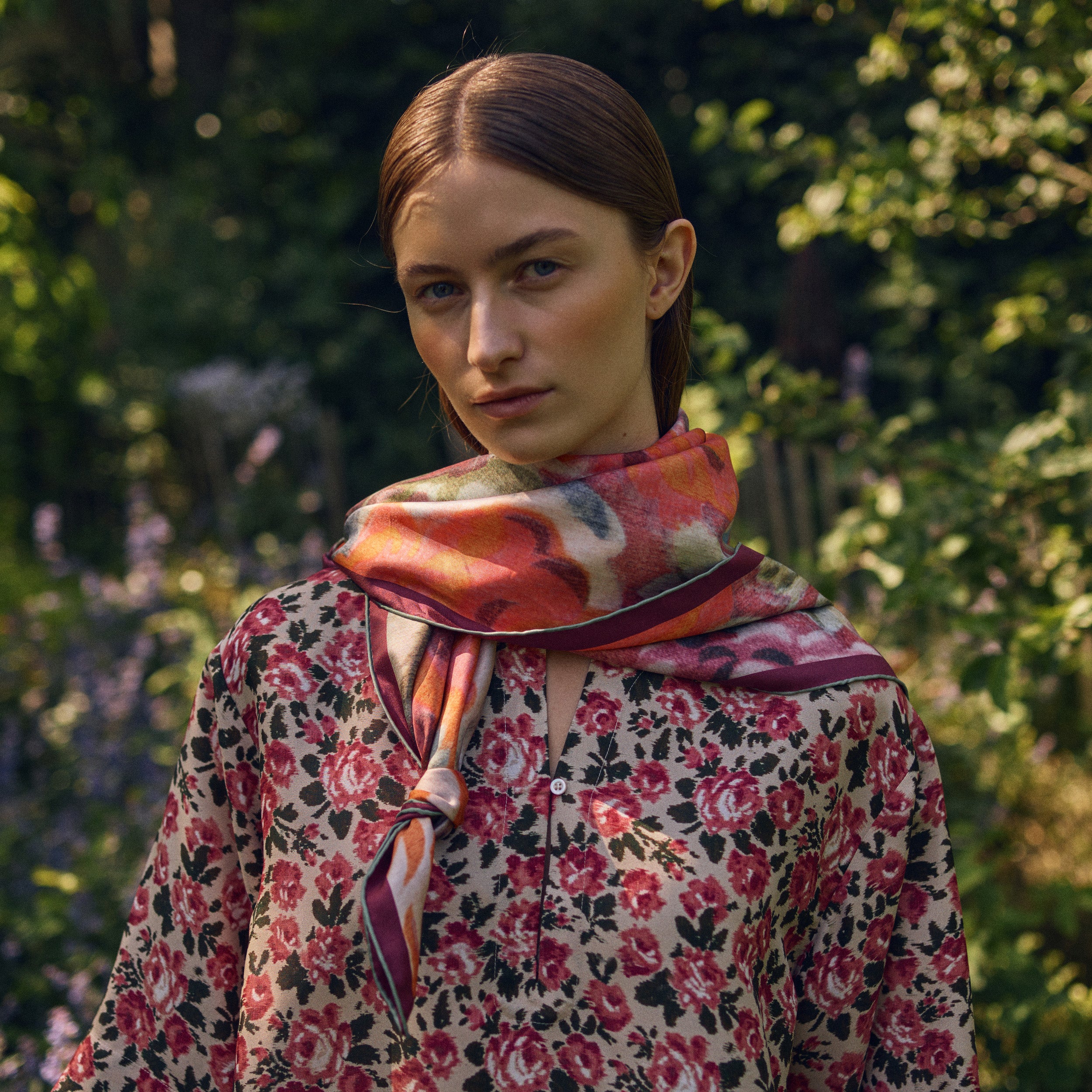 Tapis Noir Classical Emma Scarf Classical Pink