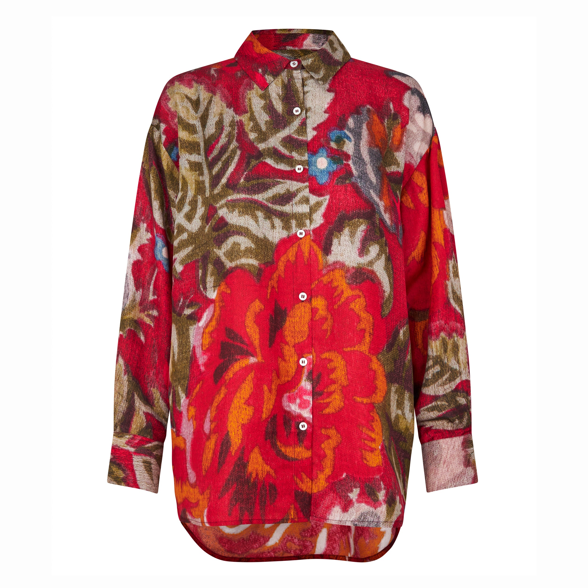 Tapis Noir Darla Silk Shirt - Pink Shirt Pink