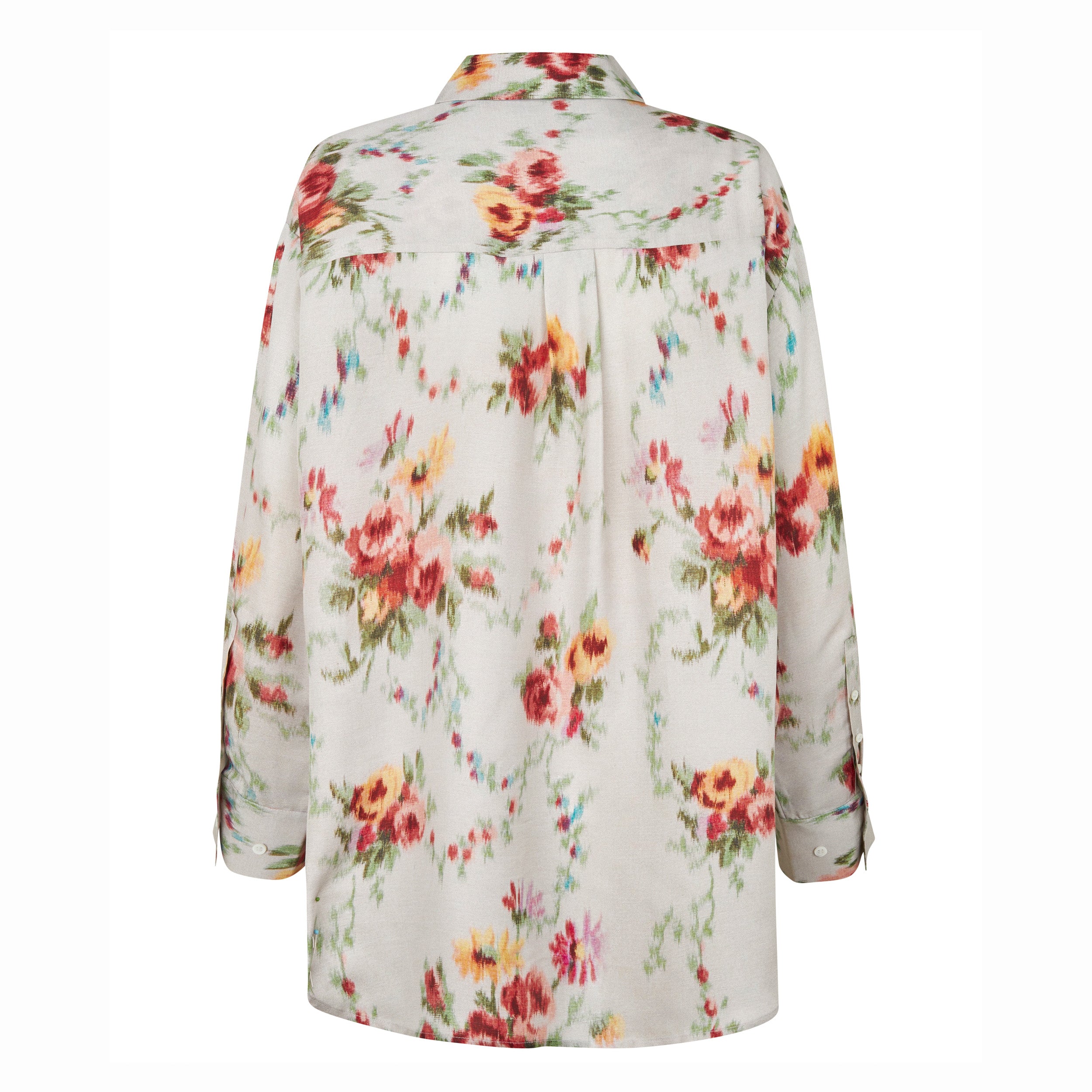 Tapis Noir Darla Silk Shirt - White Shirt Hvid