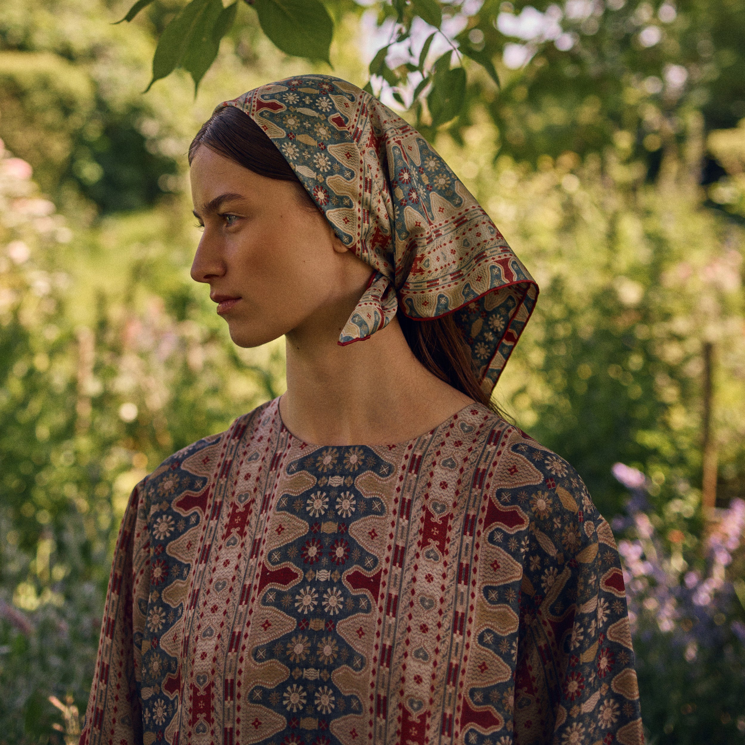 Tapis Noir Deidre Silk Dress - Turquoise Dress Grøn