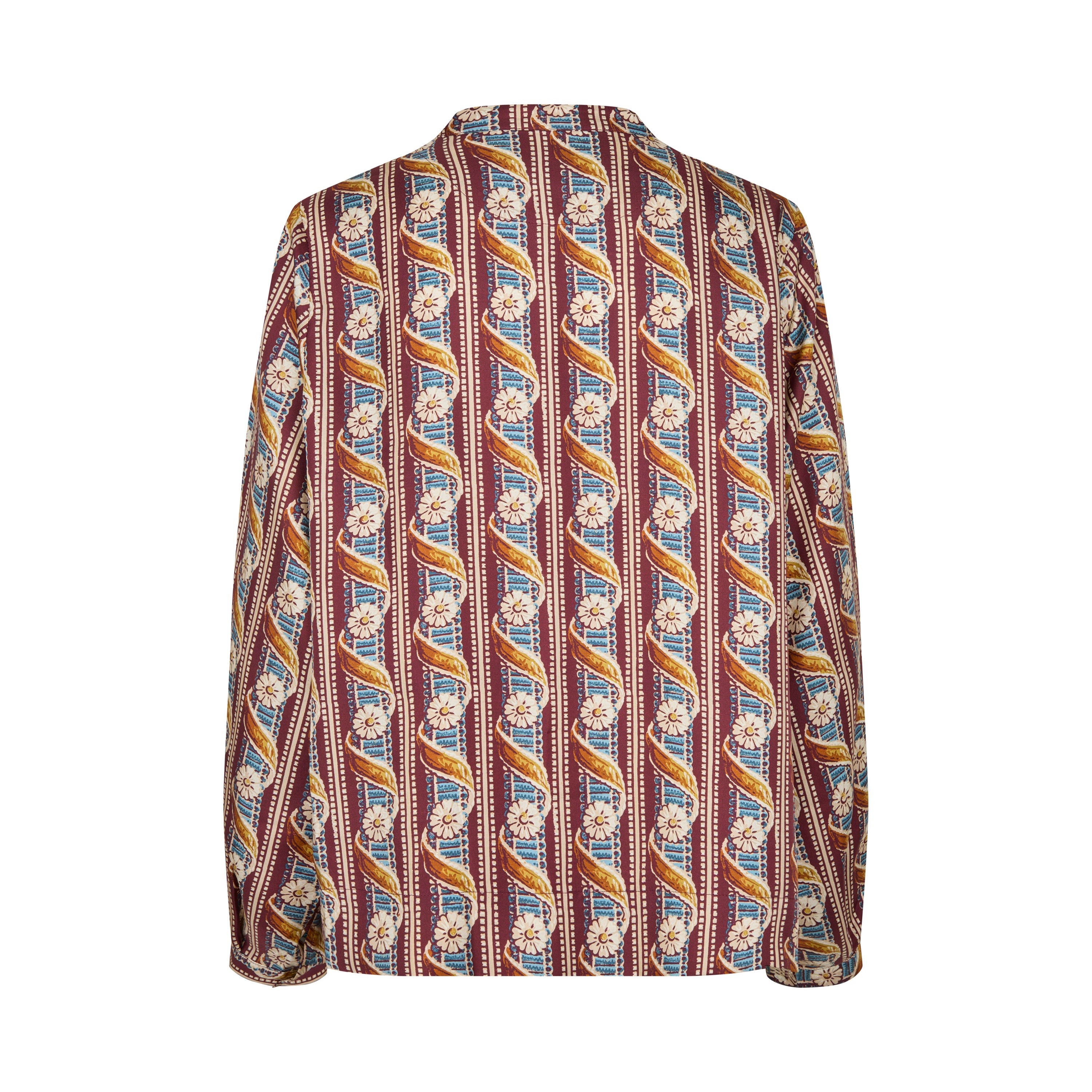 Tapis Noir Freya Silk Top - Bordeaux Top Bordeaux