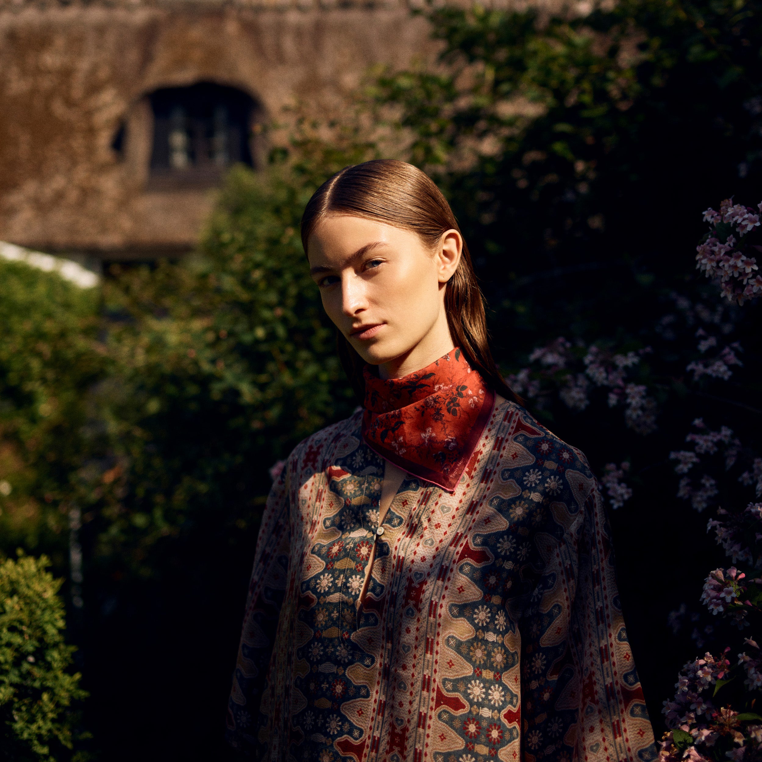 Tapis Noir Handkerchief Ellen Handkerchief Rød