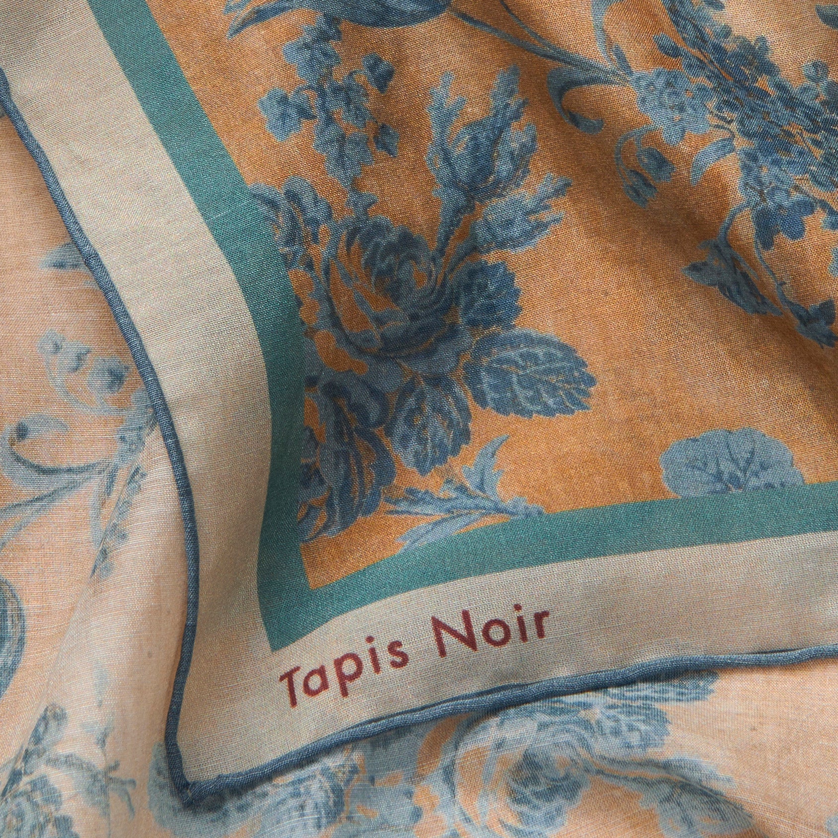 Tapis Noir Let Dahlia Tørklæde Light Mørkeblå
