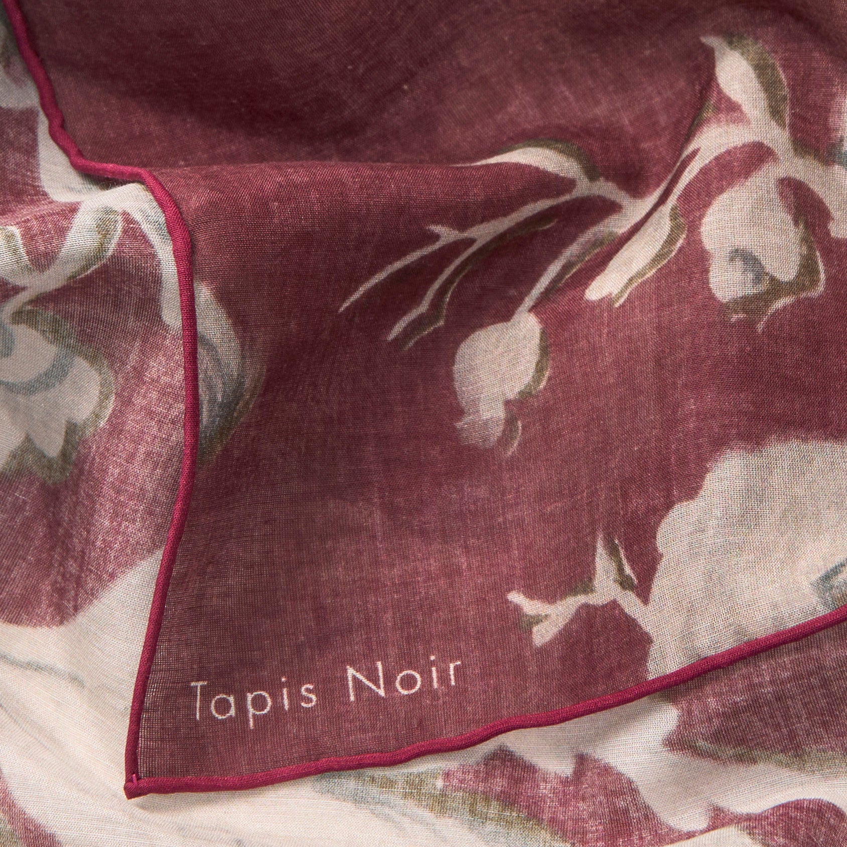 Tapis Noir Let Dana Tørklæde Light Small (67x67cm) Rød