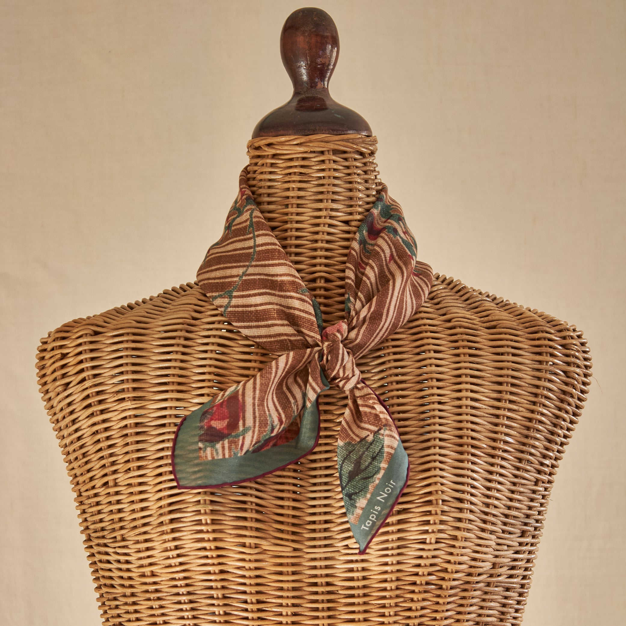 Tapis Noir Let Delilah Tørklæde Light Brun