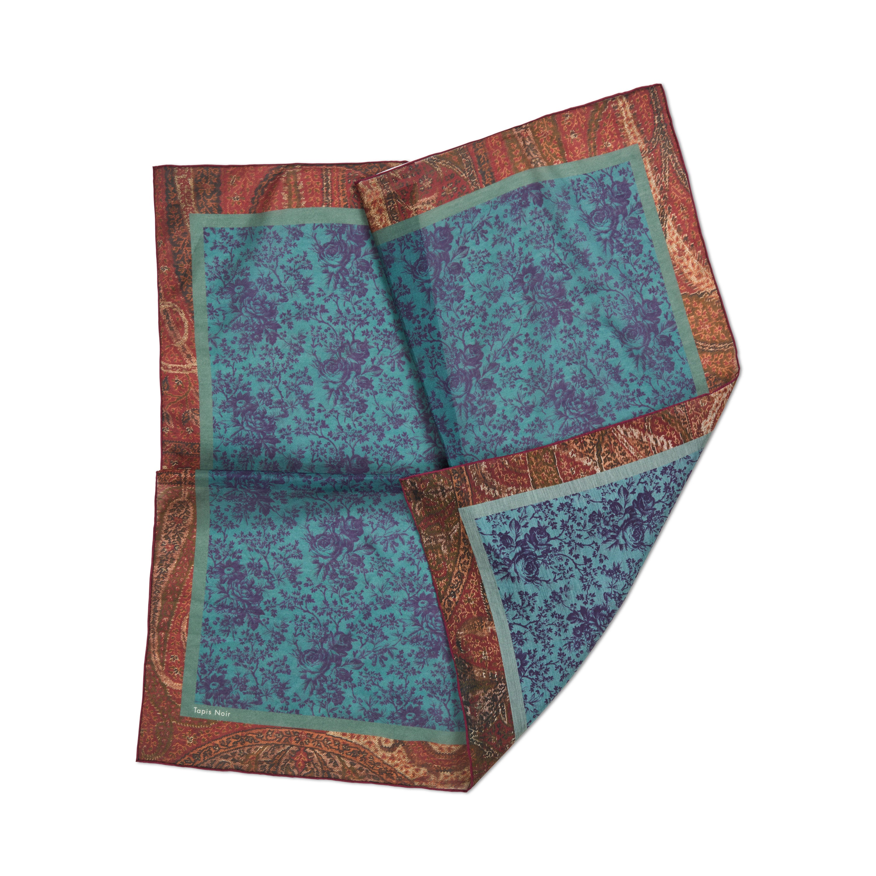 Tapis Noir Let Lille Gloria Tørklæde Light Small (67x67cm) Mørkeblå