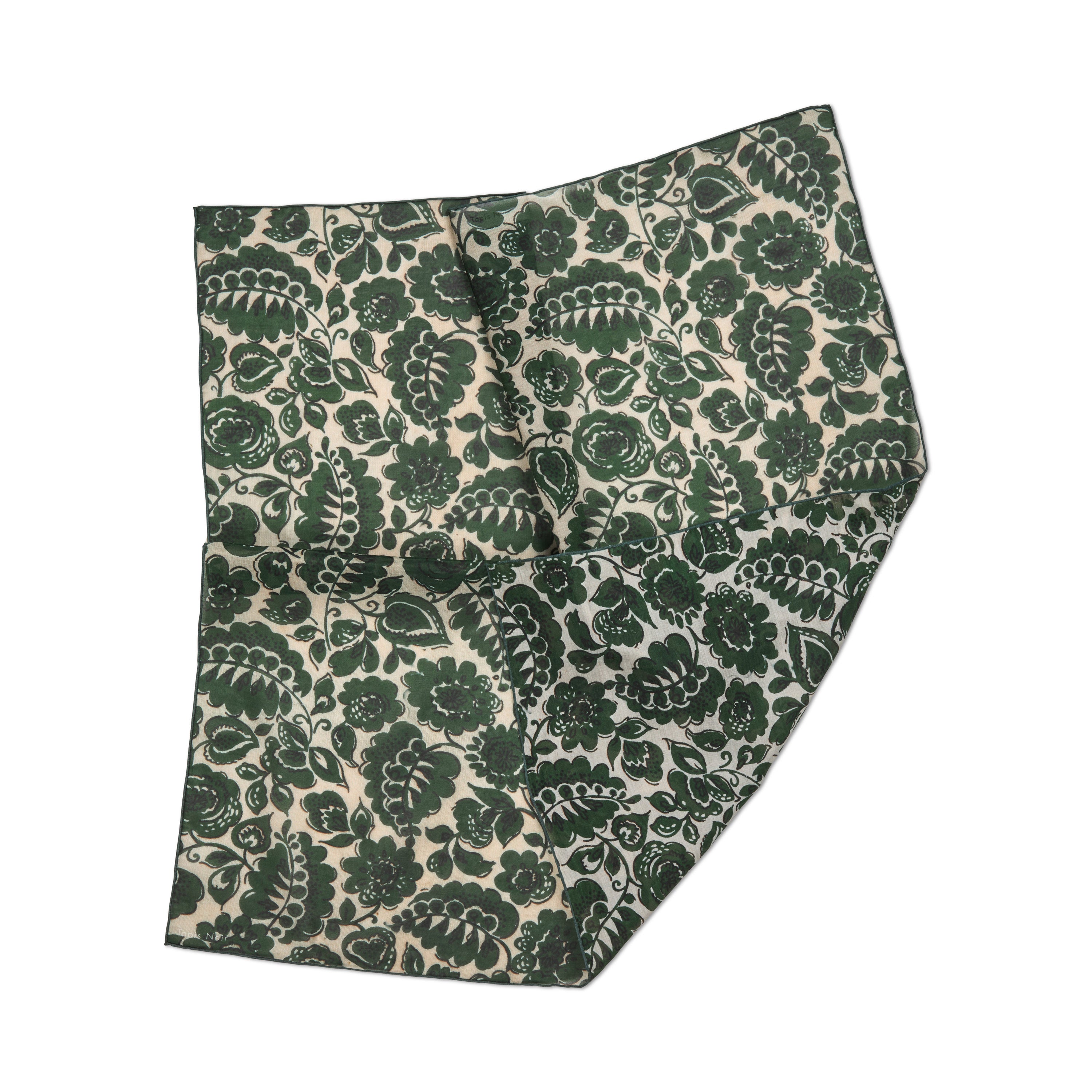 Tapis Noir Let Småt Gianna Tørklæde Light Small (67x67cm) Grøn