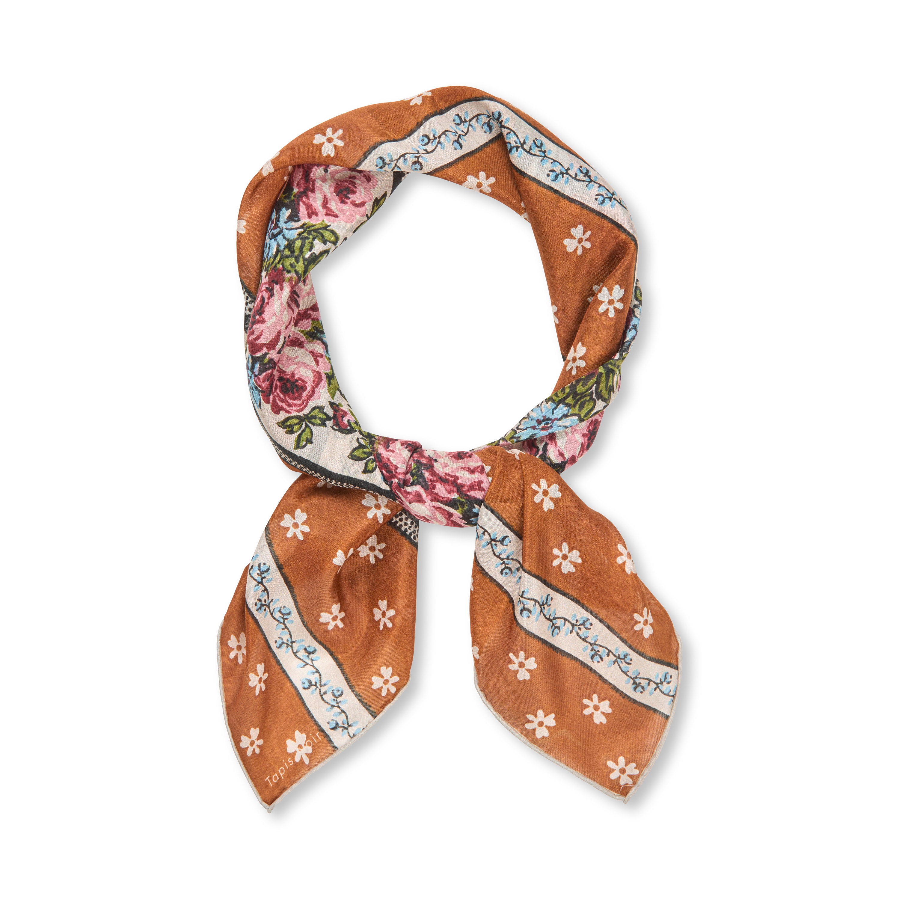 Tapis Noir Let Småt Grace Tørklæde Light Small (67x67cm) Orange