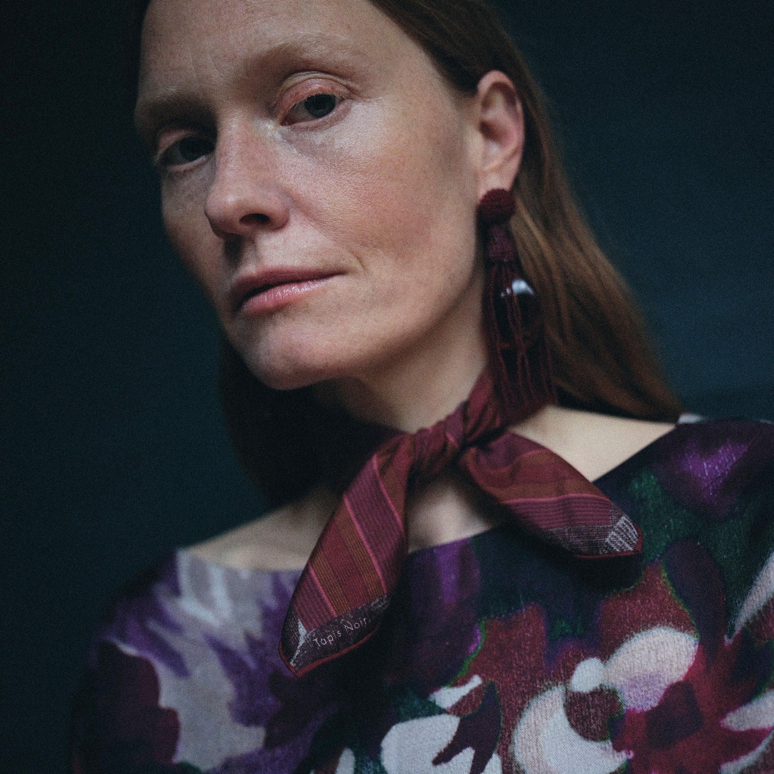 Tapis Noir Lommetørklæde Gabrielle Handkerchief Purple