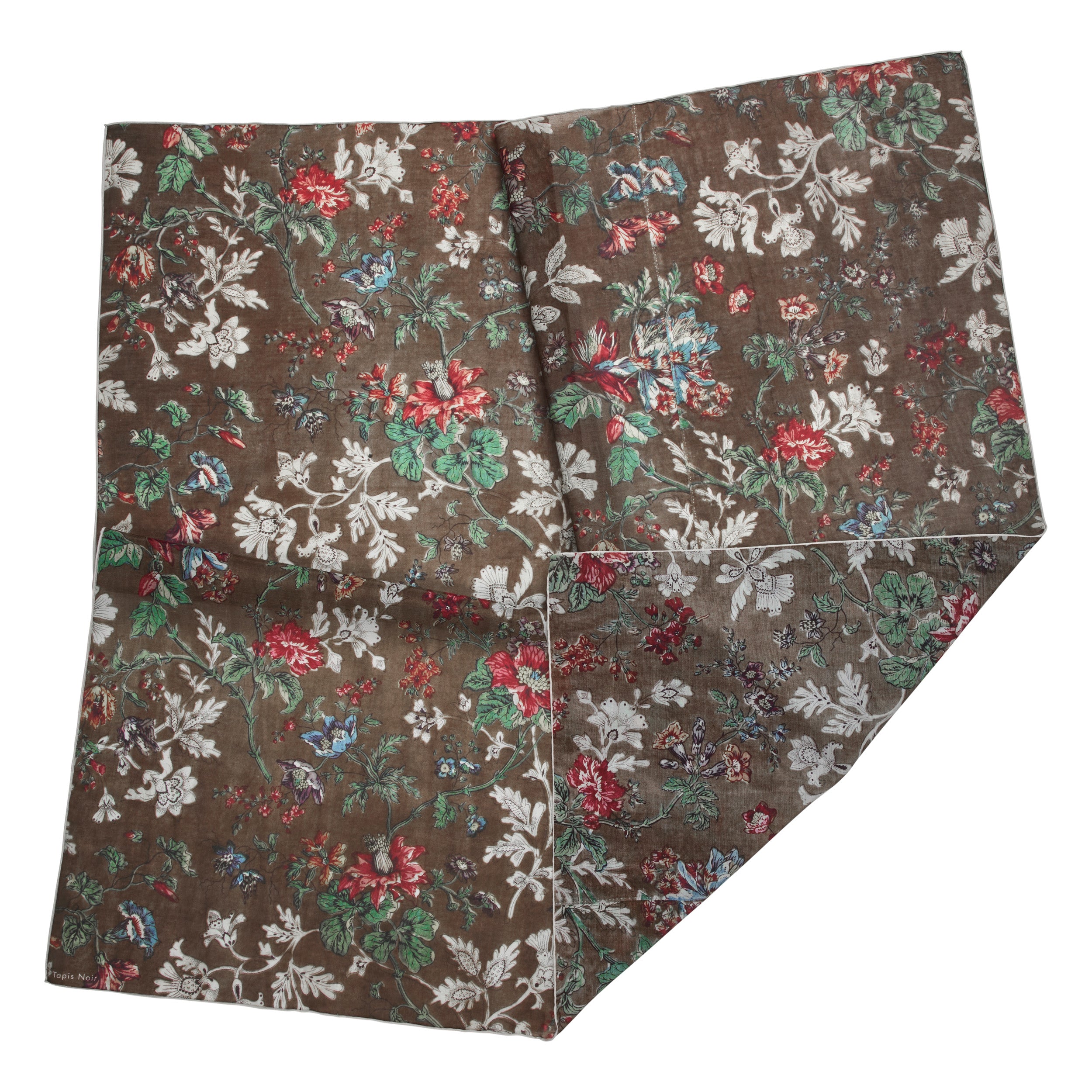 Tapis Noir Stort Let Gult Tørklæde Light (85x85cm) Brun