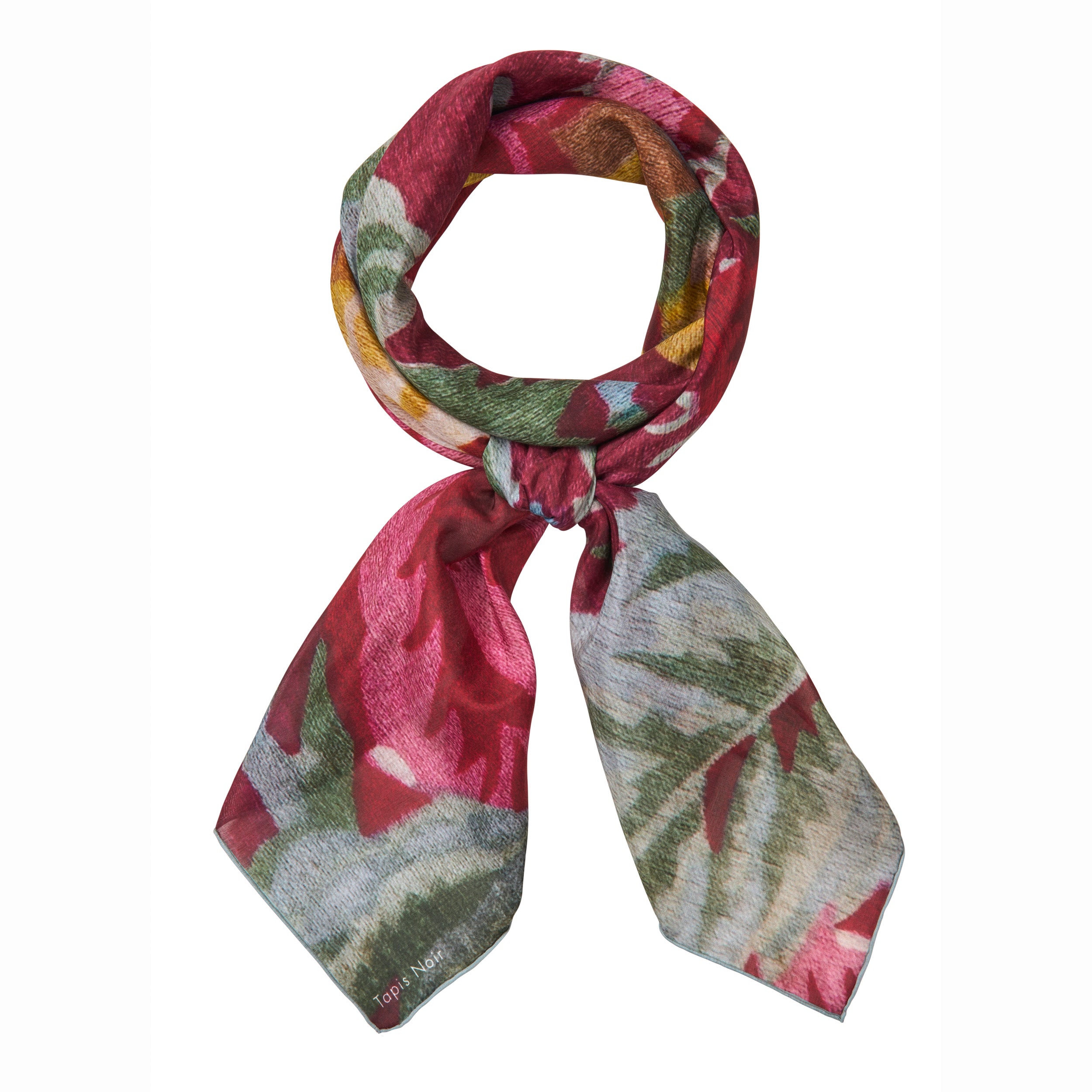 Tapis Noir Stort Let Gult Tørklæde Light Large (120x120cm) Purple