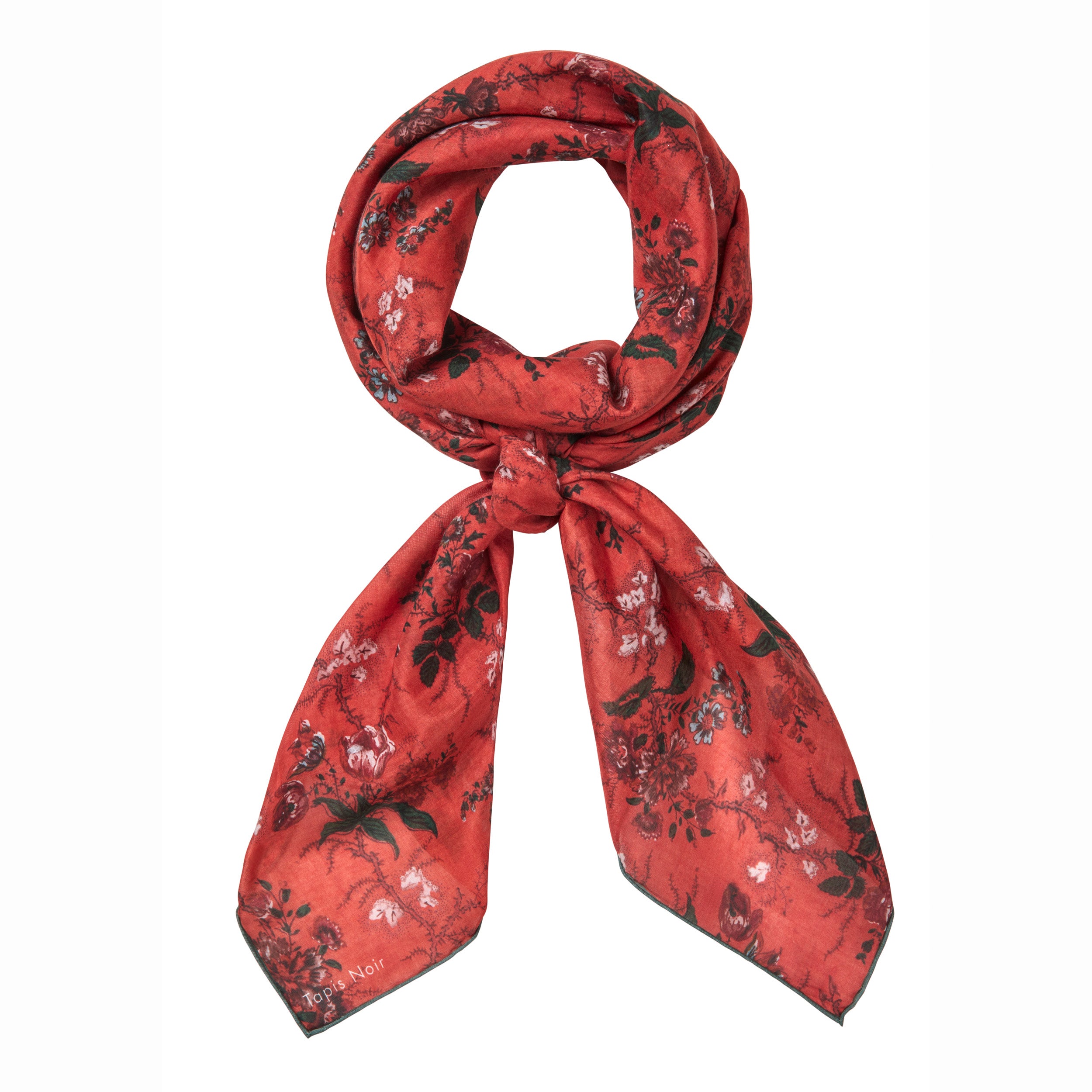 Tapis Noir Stort Let Gult Tørklæde Light Large (120x120cm) Rød